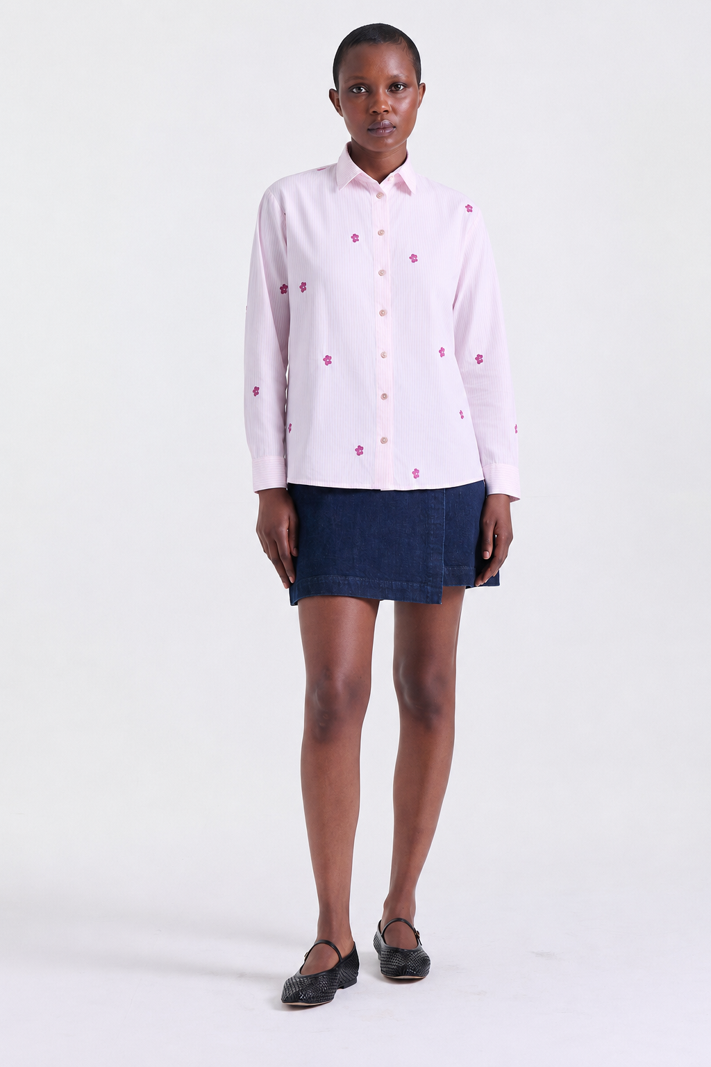 Abby Oversized Shirt in Pink, oversized fit, Resort Escape edit, Deméa Paris