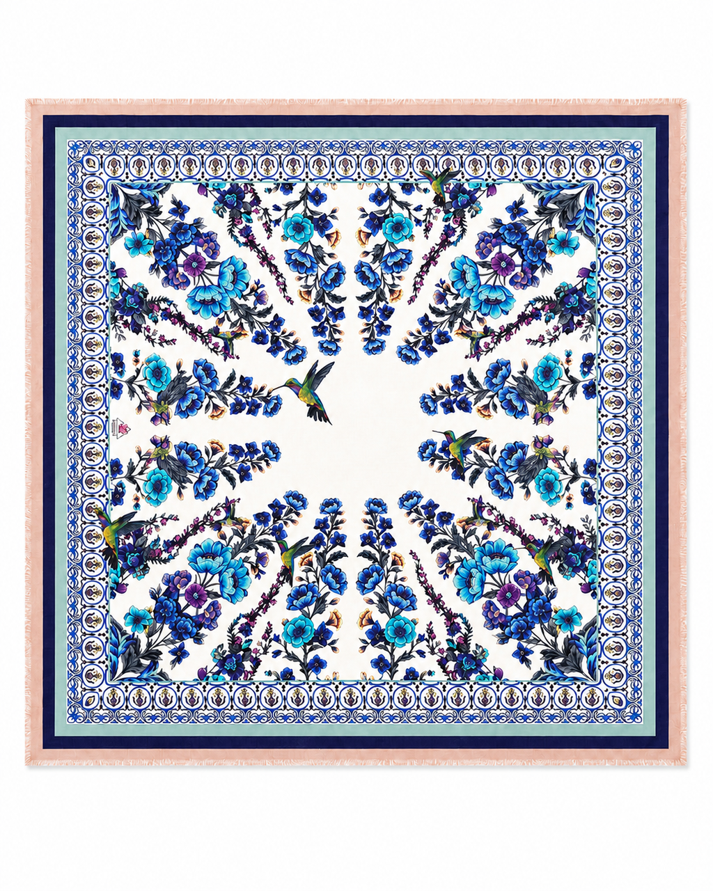 Albane Scarf, delicate printed pattern, All Deméa edit, Deméa Paris