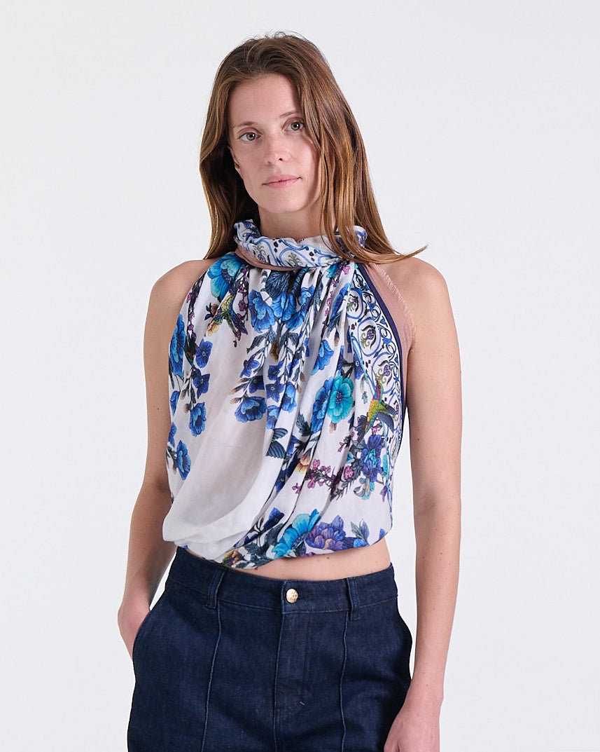 Albane Scarf, fluid, lightweight drape, All Deméa edit, Deméa Paris