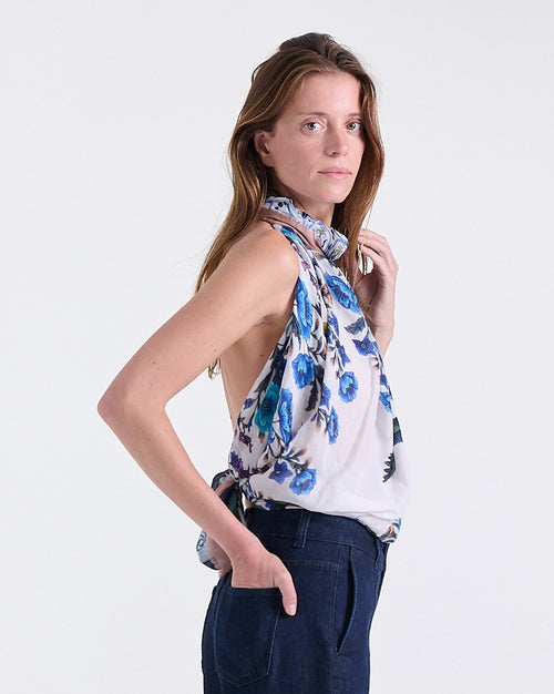 Albane Scarf, worn around the neck, tied to a bag, or styled in the hair, All Deméa edit, Deméa Paris