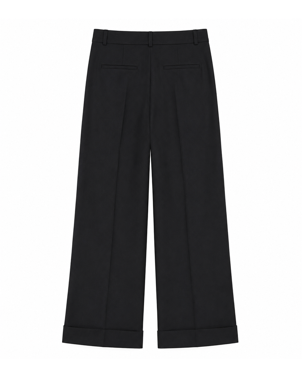 Pantalon Alexandra en Noir, poches passepoilées au dos, sélection Au Travail, Deméa Paris