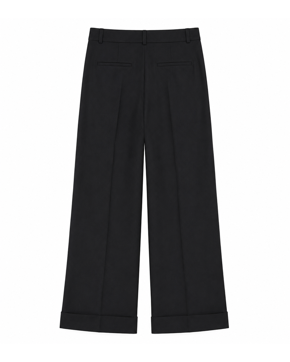 Pantalon Alexandra en Noir, poches passepoilées au dos, sélection Au Travail, Deméa Paris