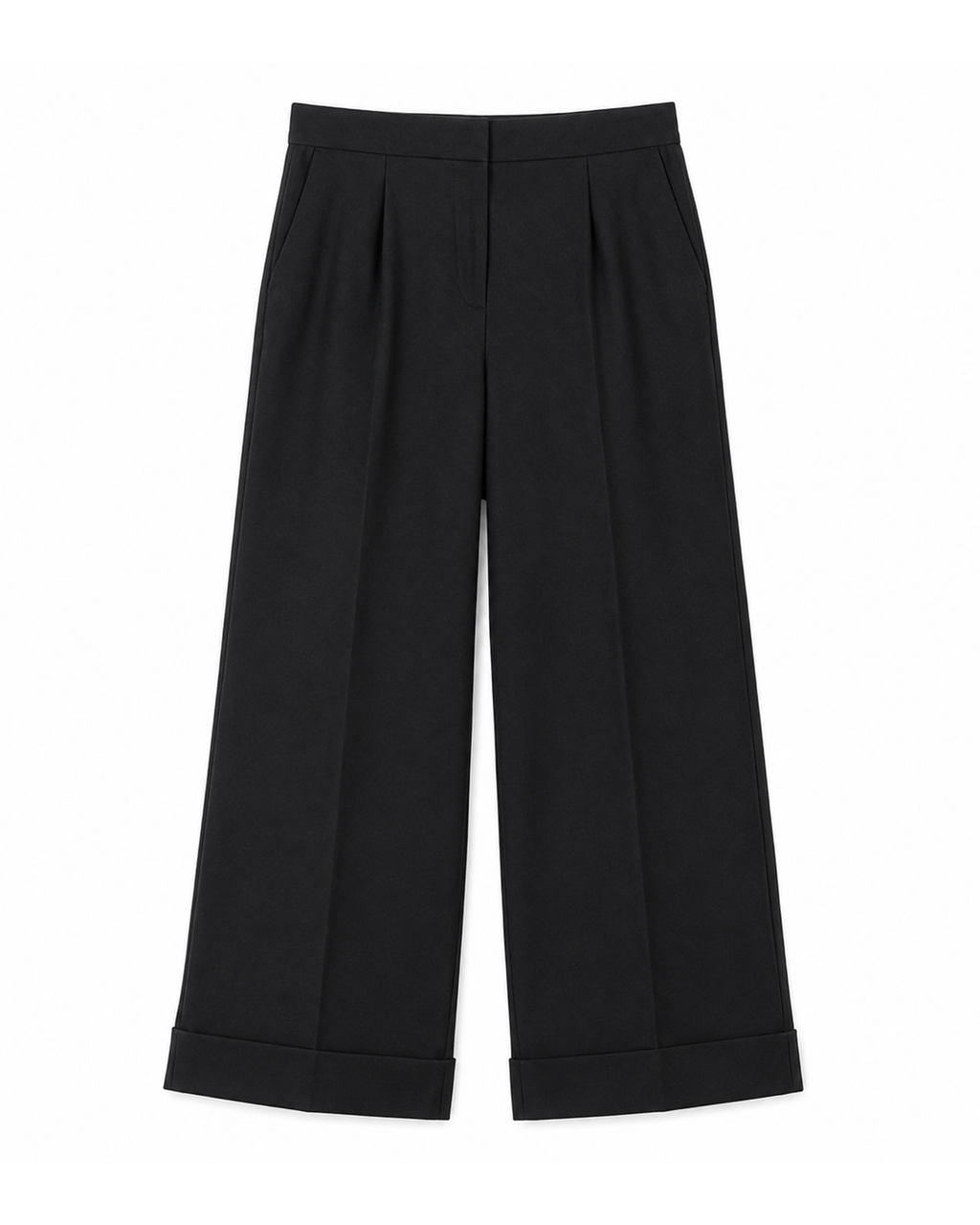 Pantalon Alexandra en Noir, poches latérales, sélection Au Travail, Deméa Paris