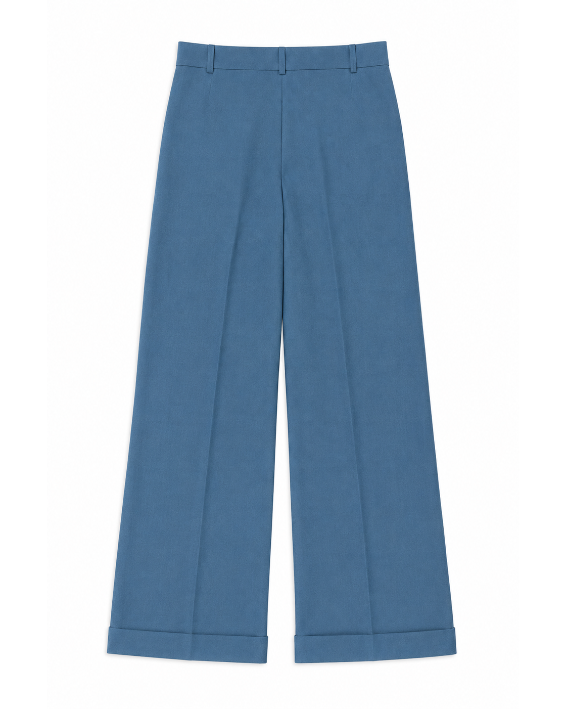 Pantalon Alexandra en Bleu Canard, poches passepoilées au dos, sélection Au Travail, Deméa Paris