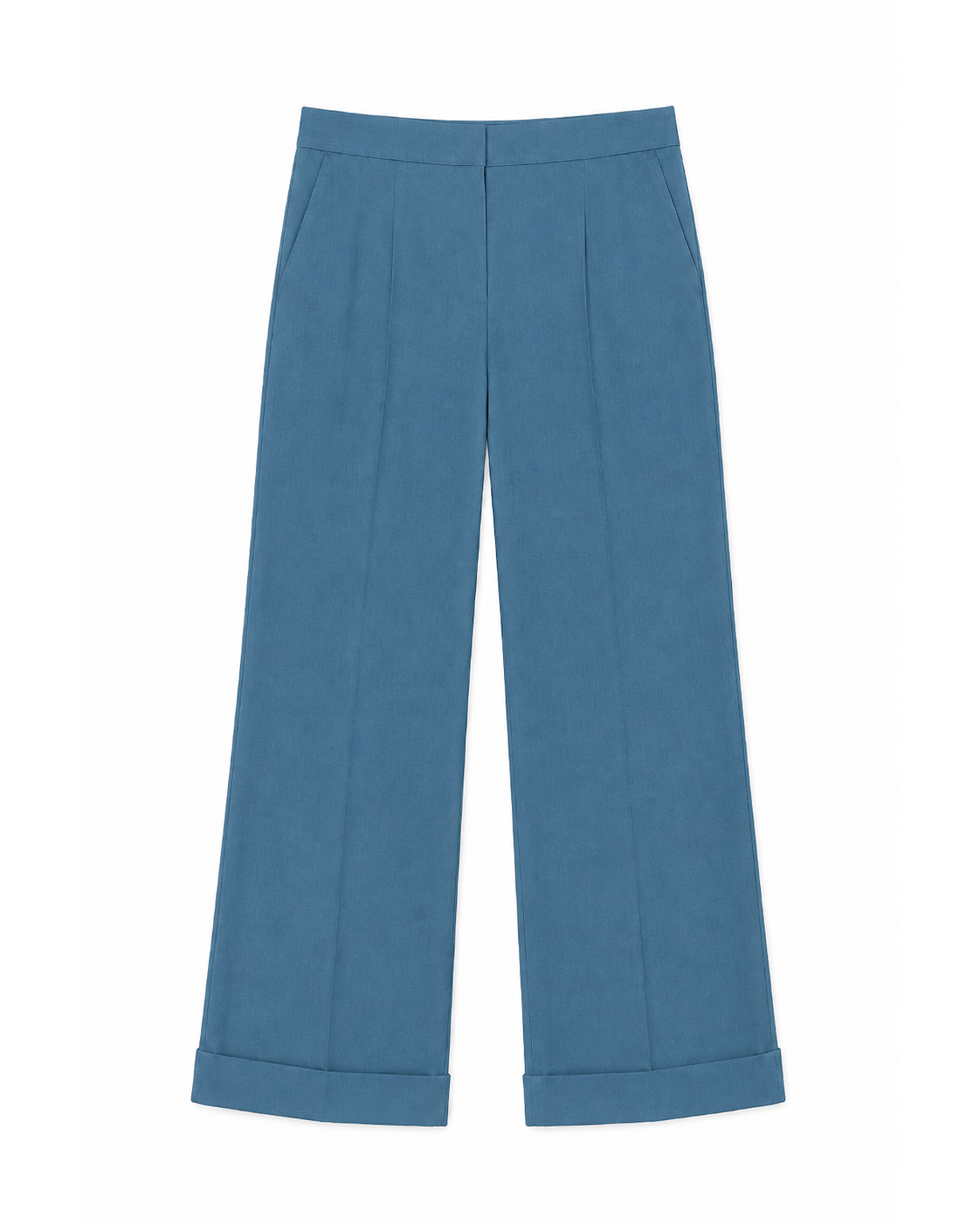 Pantalon Alexandra en Bleu Canard, poches latérales, sélection Au Travail, Deméa Paris