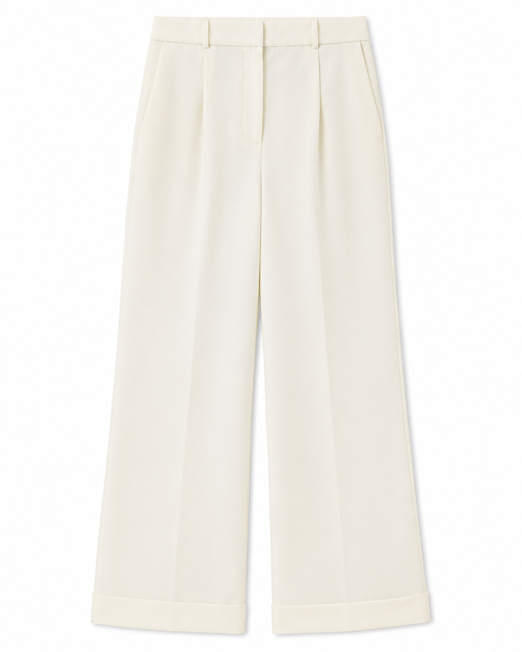 Pantalon Alexandra en Blanc Cassé, poches latérales, sélection Au Travail, Deméa Paris