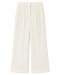 Pantalon Alexandra en Blanc Cassé, poches latérales, sélection Au Travail, Deméa Paris
