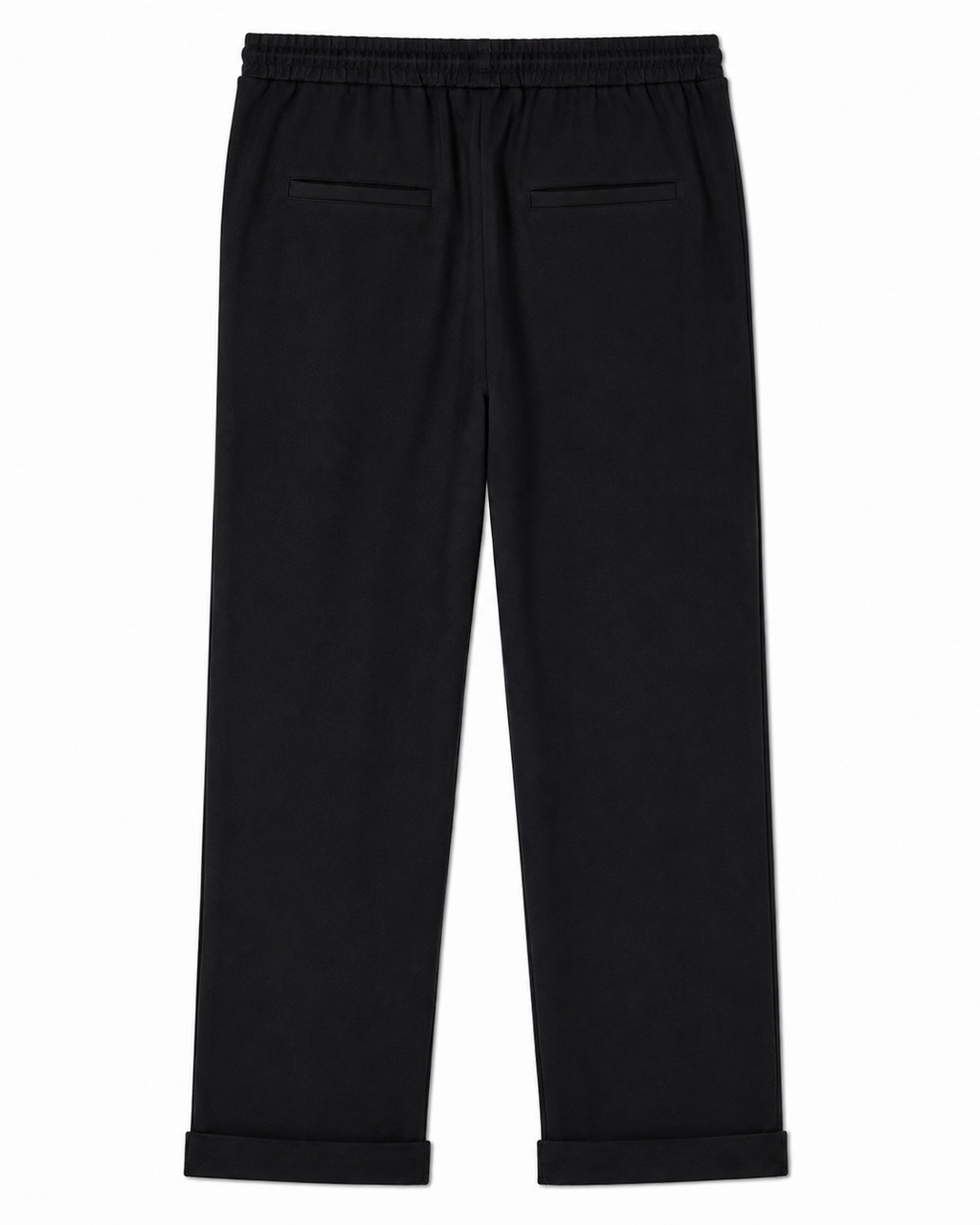 Alice Pants in Black, slightly tapered leg, Boarding Call edit, Deméa Paris