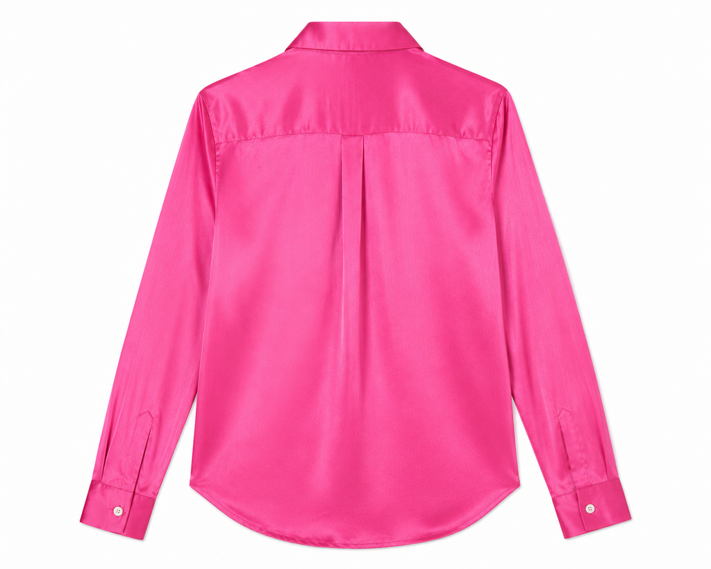 Alix Blouse in Pink, 100% viscose, Work edit, Deméa Paris