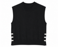 Amandine Sleeveless Knitwear in Black, ultra-soft fine knit, Work and Casual Chic edits, Deméa Paris