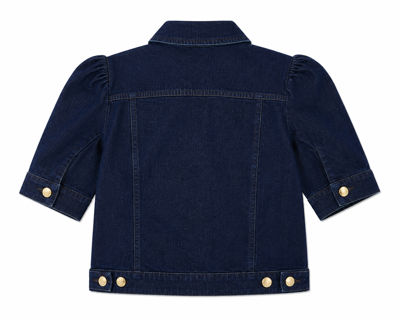 Anabelle Jacket in Indigo, cropped silhouette, Casual Chic edit, Deméa Paris