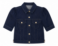Anabelle Jacket in Indigo, 98% organic cotton, 2% elastane, Casual Chic edit, Deméa Paris