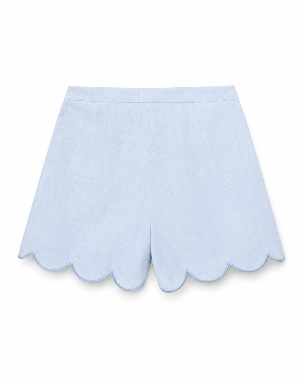 Anaelle Shorts in Baby Blue, high-waisted fit, Resort Escape edit, Deméa Paris
