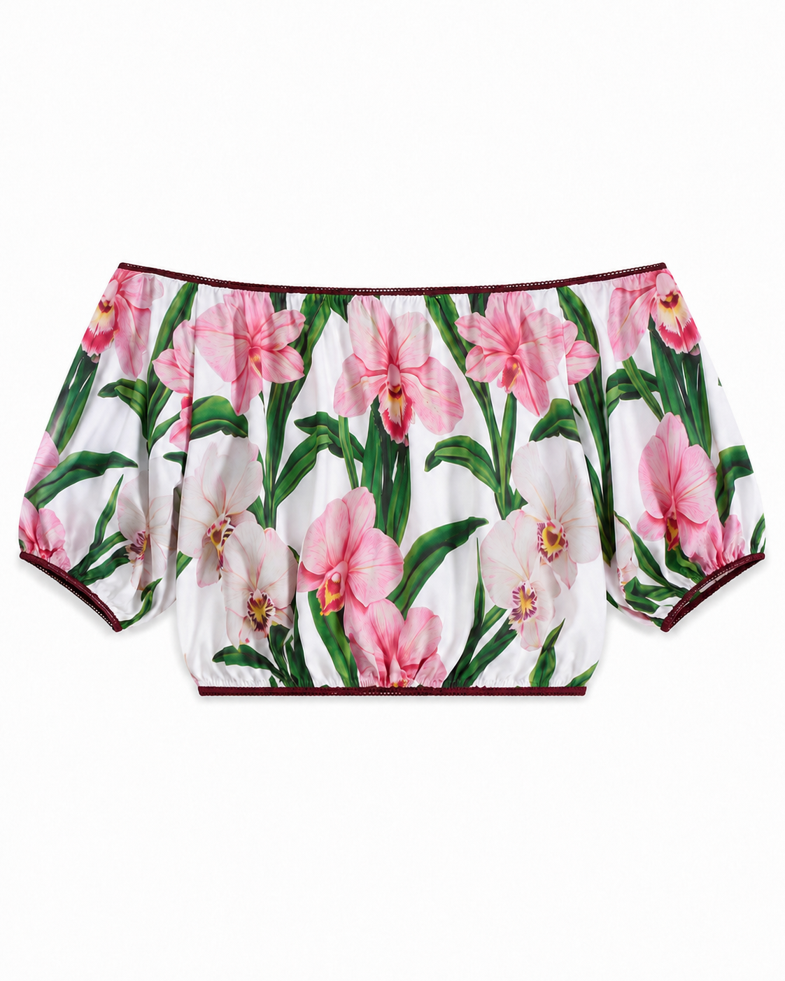 Anita Crop Top in Print, lightweight viscose, Resort Escape edit, Deméa Paris