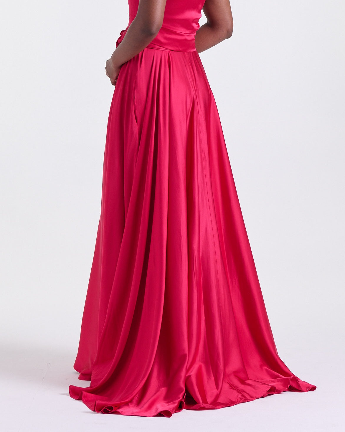 Annie Long Skirt in Pink, back zip closure, RSVP edit, Deméa Paris
