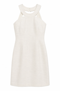 Apolline Dress in Off White, main fabric: 56% cotton, 44% polyester, RSVP edit, Deméa Paris