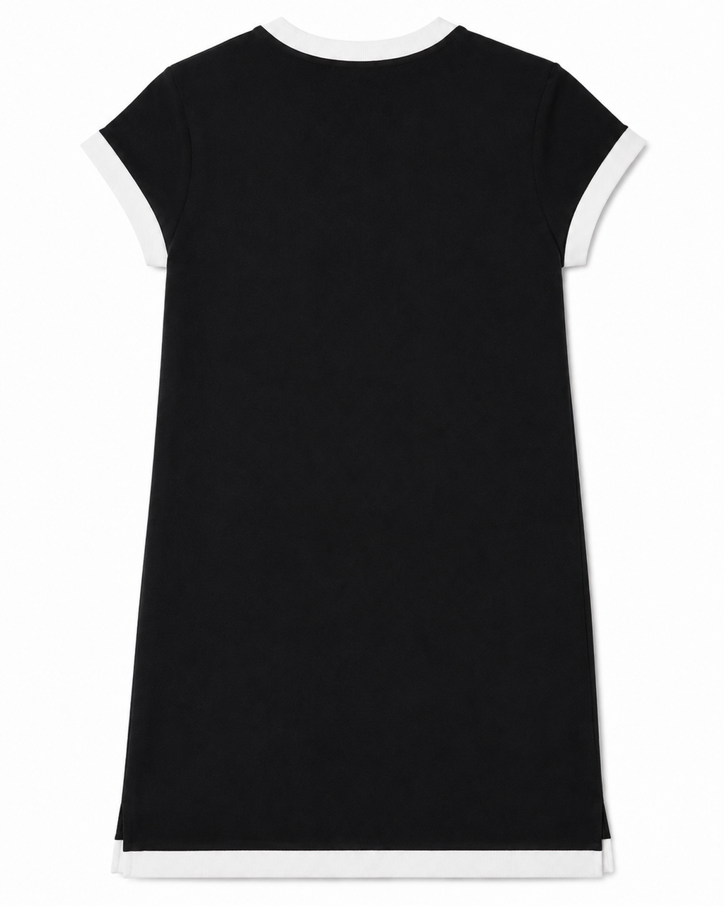 Asmée Dress in Black, two front pockets, Boarding Call edit, Deméa Paris