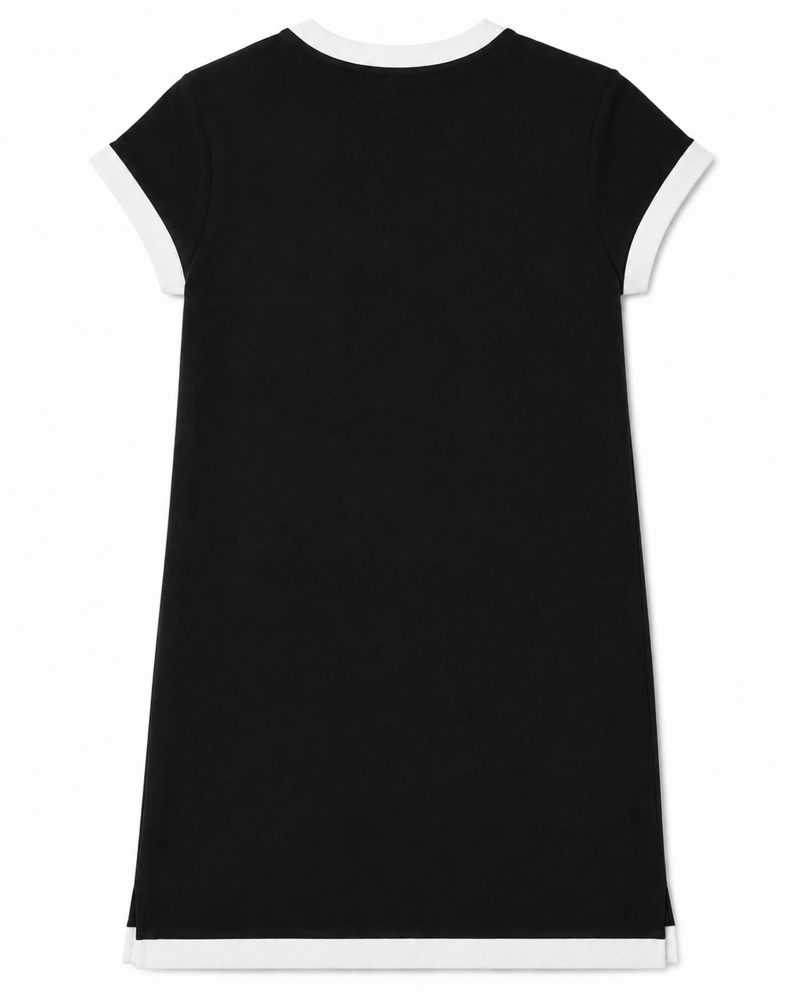 Asmée Dress in Black, two front pockets, Boarding Call edit, Deméa Paris