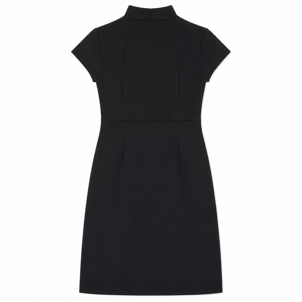 Robe Aurore en Noir, ajustée, sélection Au Travail, Deméa Paris