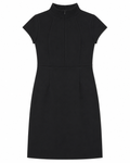 Robe Aurore en Noir, tissu principal : 60% coton, 33% polyamide, 6% élasthanne, sélection Au Travail, Deméa Paris
