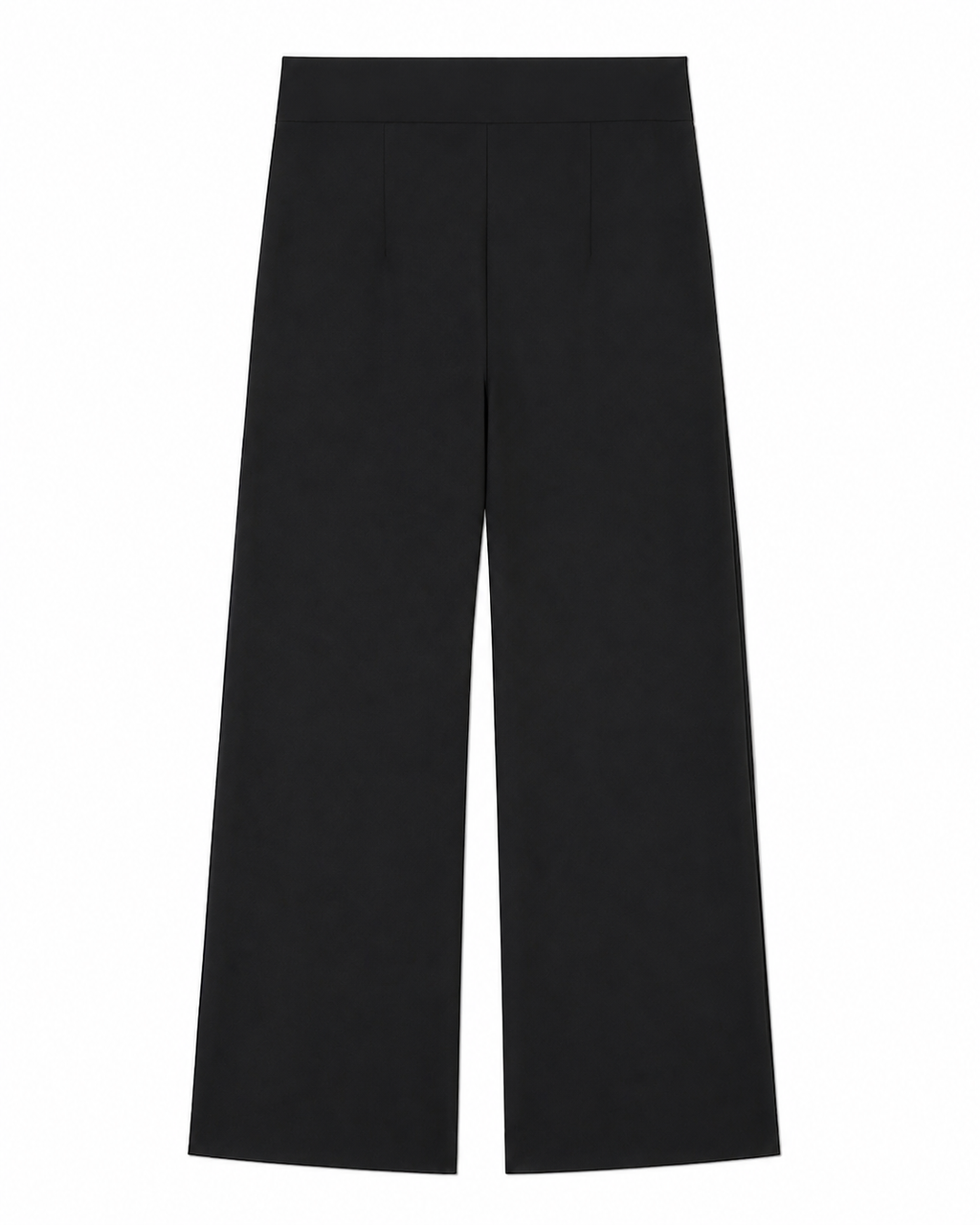 Ava Crepe Pants in Black, wide-leg silhouette, Work edit, Deméa Paris