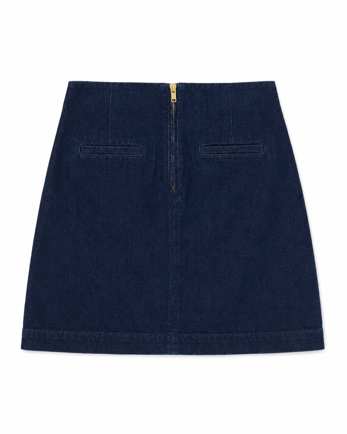 Azalée Skirt in Indigo, 98% organic cotton, 2% elastane, Casual Chic edit, Deméa Paris