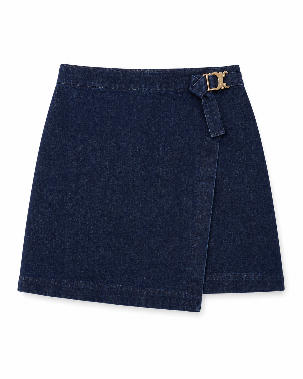 Azalée Skirt in Indigo, real back pockets, Casual Chic edit, Deméa Paris