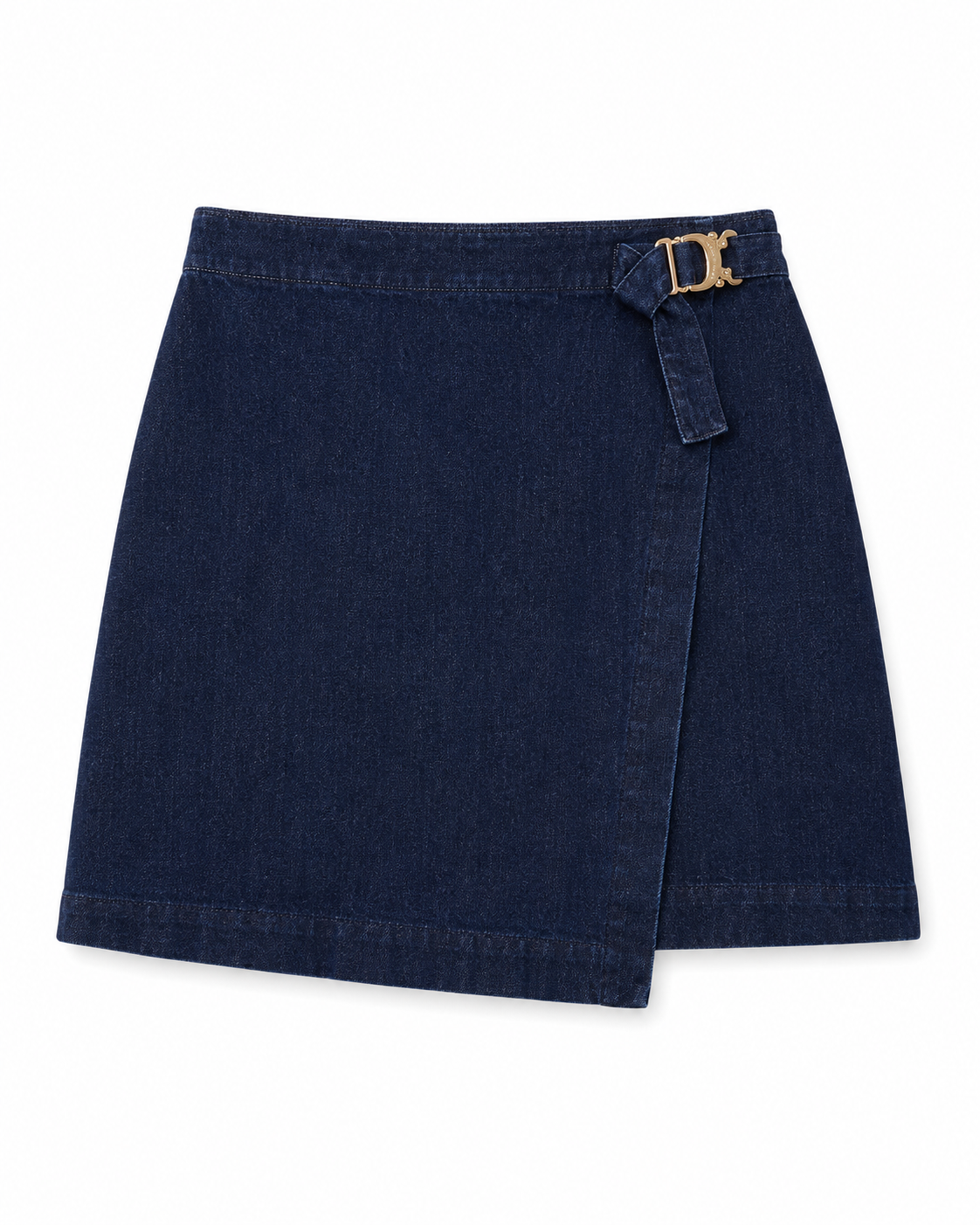 Azalée Skirt in Indigo, real back pockets, Casual Chic edit, Deméa Paris