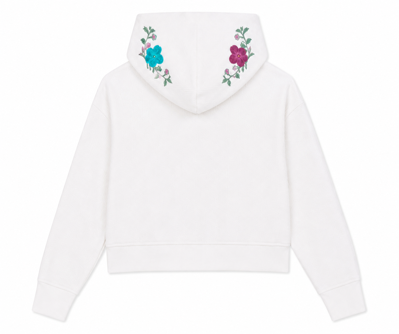 Alice Hoodie in Off White, relaxed, slightly cropped fit, Boarding Call edit, Deméa Paris