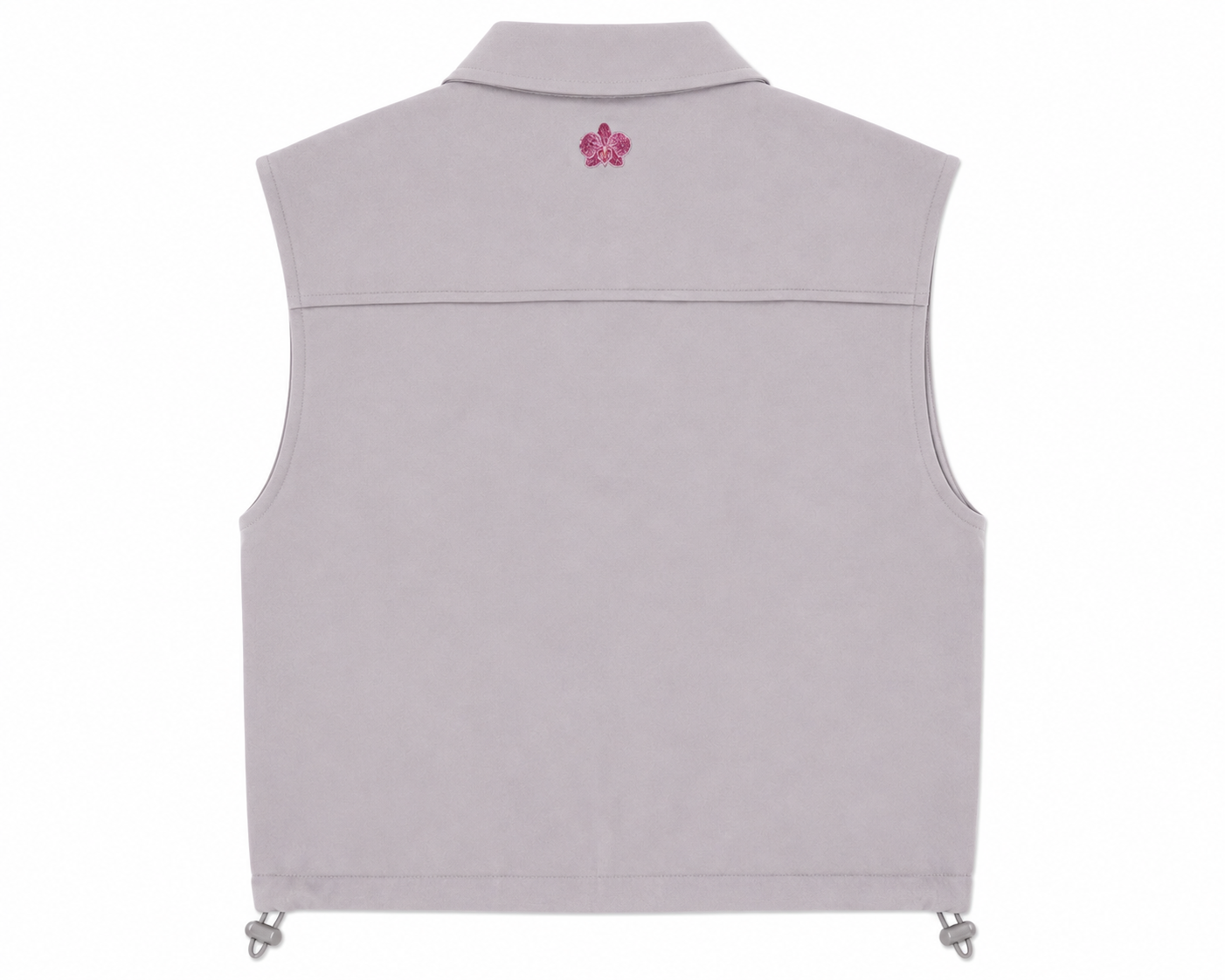 Alicia Jacket in Taupe, elasticated hem with adjustable stoppers, Boarding Call edit, Deméa Paris