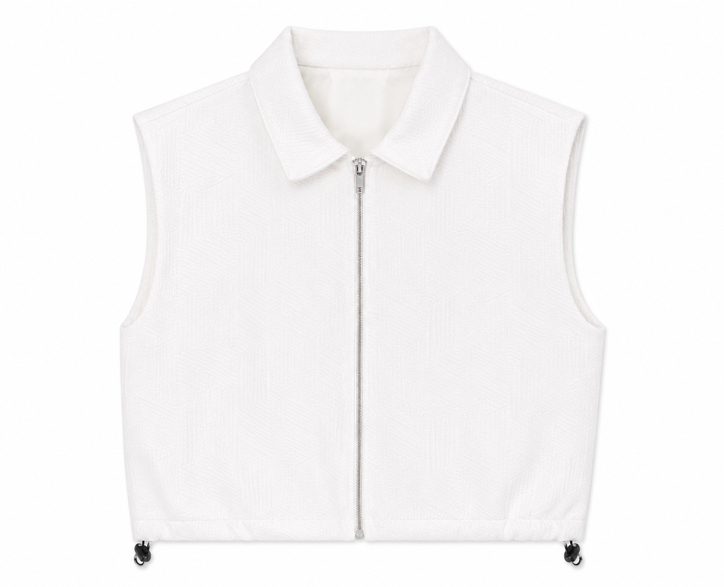 Alicia Jacket in Off White, side pockets, Boarding Call edit, Deméa Paris