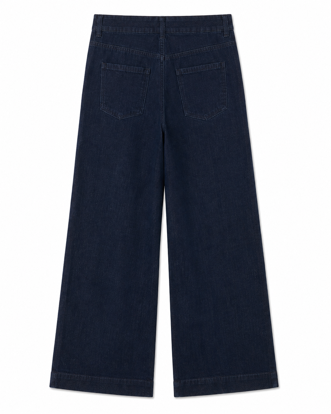 Avery Wide Jeans in Indigo, high-waist fit, Casual Chic edit, Deméa Paris