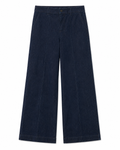 Avery Wide Jeans in Indigo, gold-tone buttons, Casual Chic edit, Deméa Paris